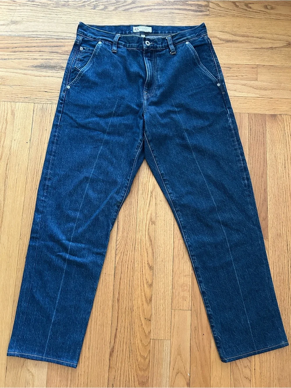 Wallace and Barnes Men's Dark Blue Denim Jeans